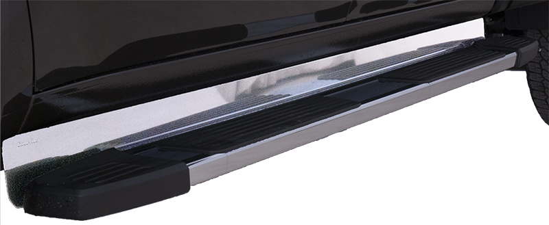 2020 - 2025 Chev Silverado 2500-3500/2020 GMC Sierra 2500-3500 Crew Cab 6" OEM Rectangular Step Bar - Stainless Steel Step Board Filler