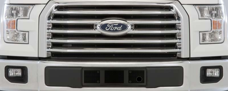 2015-2017 Ford F150 XLT (Billet Grill), Without Appearance Package, Without Licence Plate, With Block Heater, Bumper Screen Included