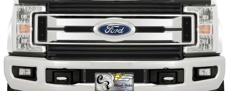 2017-2019 Ford F250-F550, XL & XLT, Single Rear Wheel and Chassis Cab, without Licence Plate, Bumper Screen Included