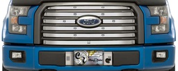 [25-4361] 2016-2017 Ford F150 XLT and Lariat (Billet Grill), With Appearance Package, Without Technology Package, With Licence Plate, With Block Heater, Bumper Screen Included