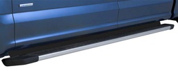 [40-4010-3] 2015 - 2020 Ford F150 Super Crew (OEM 86'' Angular and Rectangular Step Bar Only) - Black Aluminum Step Board Filler